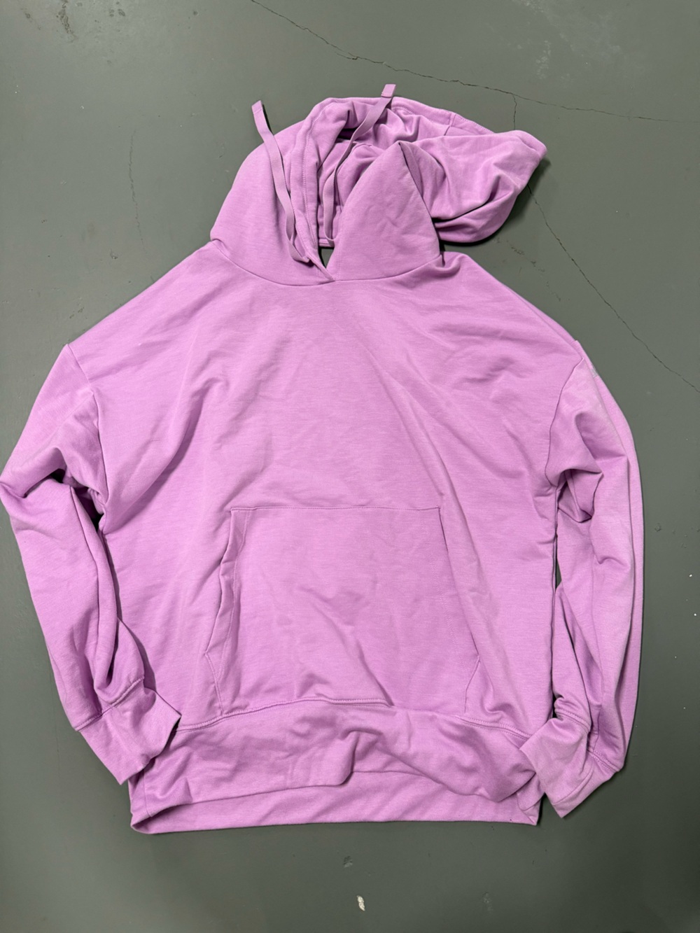 ALO Yoga Lilac Pullover Open Back Hoodie